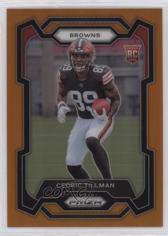 2023 Panini Prizm Rookies Orange 204/249 Cedric Tillman #321 Rookie RC 0j19