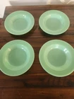 Fire King Jadeite 9” Flat Rim Restaurant Ware Soup Bowl Vintage
