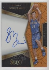 2016 Select Rookie Signatures Orange Prizm 27/60 Stephen Zimmerman #39 Auto 2ct