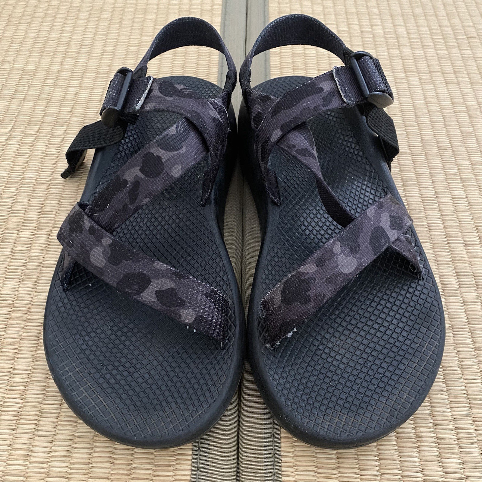 Bape Chacos Z1 Classic Ape Camo Black Sandals w Box Size 10M 2017 RARE JAPAN image 3