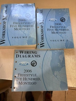 2006 Ford Freestyle Five Hundred Mercury Montego Service Workshop Manual Set