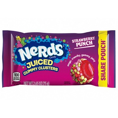 Nerds Juicy Gummy Clusters Strawberry Punch 75g | USA Amerika Import