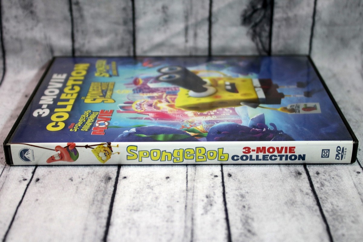 Spongebob Squarepants 3-Movie Collection (3-Disc DVD Set, 2024