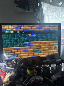 Sega Genesis Model 2 MK-1631 Console 1 working controller Sonic & more!  READ