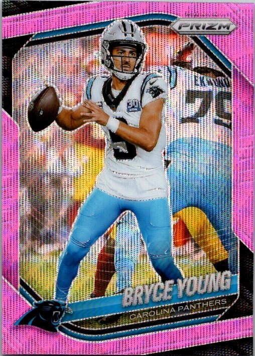 2025 Panini Prizm - Bryce Young #5 Pink Wave Prizm