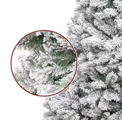 Giantex Gran Sasso 230cm Albero di Natale Innevato 1346 Rami Super Folto - Afbeelding 3 van 10
