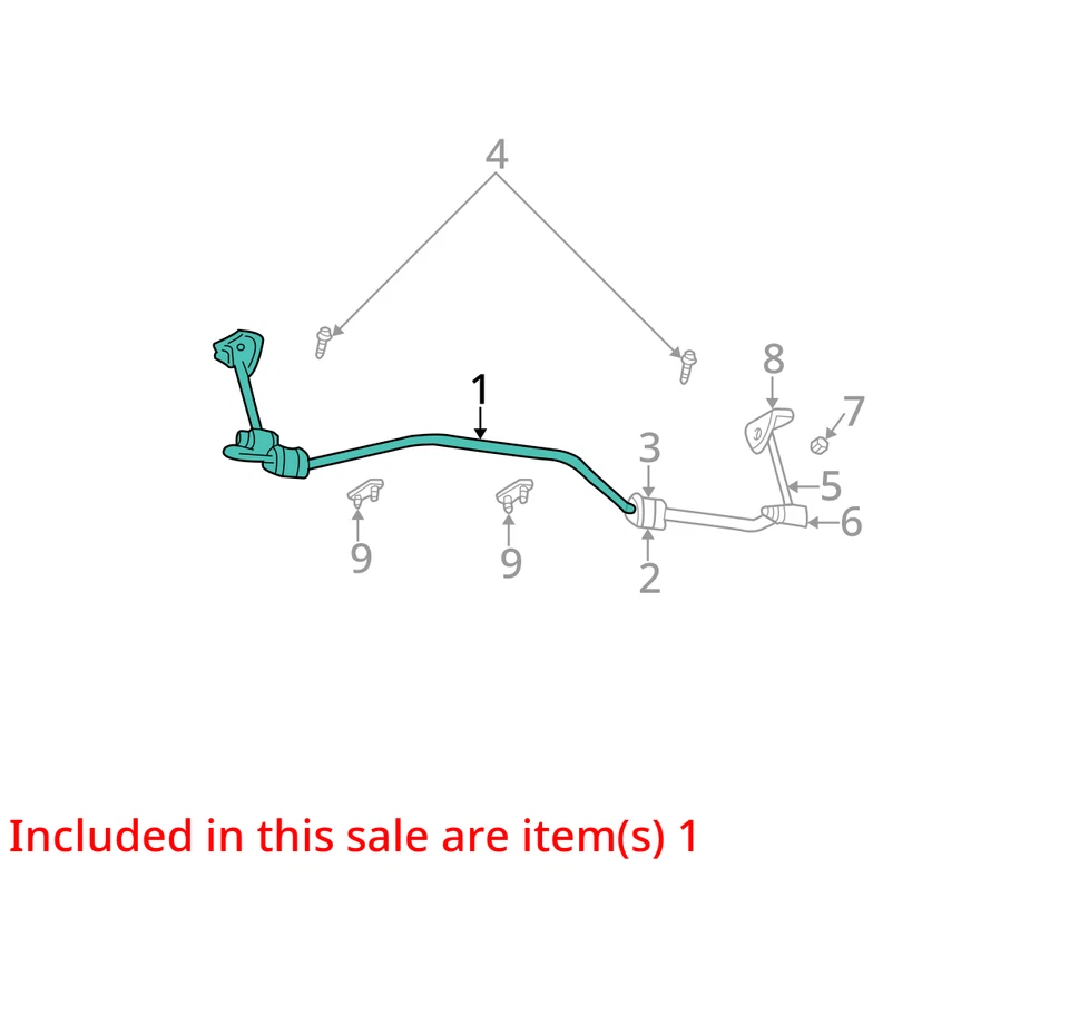 Dodge Dakota 2002 barra estabilizadora trasera 4x2 fabricante de equipos originales 103 k millas - LKQ338989427 Foto 4 de 4