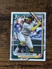 2024 Oakland Athletics ROOKIE Lawrence Butler Topps Bowman Baseball #44 RC