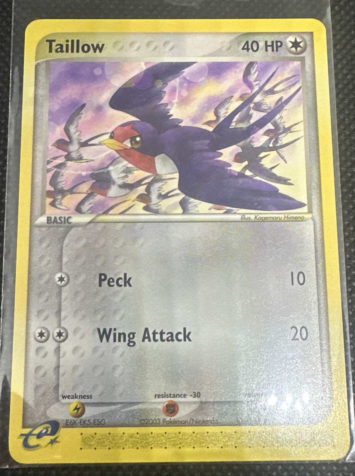 Taillow Common Ruby and Sapphire 72/109 NM