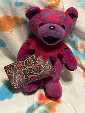 Grateful Dead "Jack A Roe Beanie Bear" by Liquid Blue Collectable 1989 7" Plush