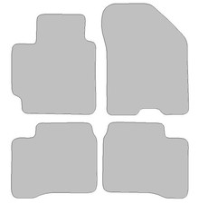 Fußmatten passend für Suzuki Swift V Typ AZ (Baujahr 2017 - aktuell), Deluxe sch