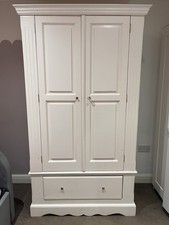 Solid Pine Wood Freestanding Wardrobe With Drawer. Perfect Up Cycle Project