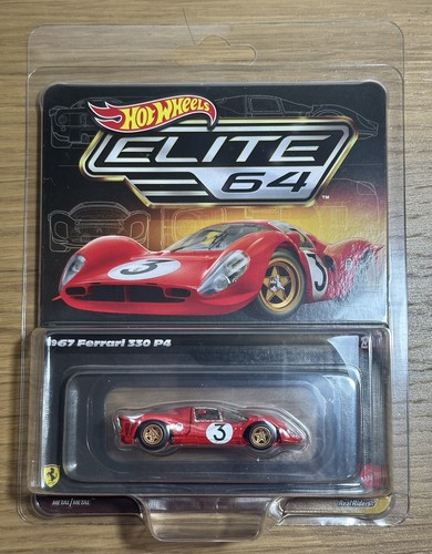 HOT WHEELS ELITE 64 1967 FERRARI 330 P4 IN HAND FACTORY SEALED