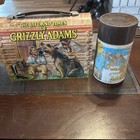 Vintage 1977 The Life and Times of Grizzly Adams Lunch Box w/ Matching Thermos — photo 2