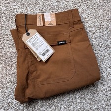 PrAna 38x34 Stretch Zion Slim Pant II Brown Tapered Leg Cargo Outdoor New