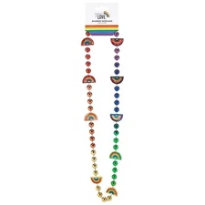 Season of Love Rainbow Necklace Beaded Necklace LGBTQ Pride Mardi Gras New