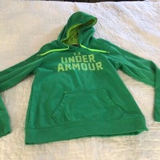 Under Armour Jungen Hoodie Größe M Grün TJM