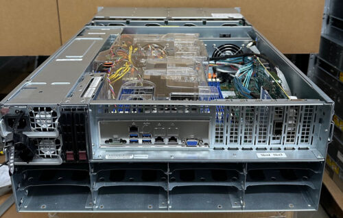 4U 36 Bay Server EPYC Genoa 9754 128 Cores 2x 3.84TB Nvme 256GB DDR5 5x PCIe 5.0 - Picture 2 of 5