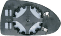 Vetro Specchio Piastra Retrovisore per Opel Corsa C 2000-2006 Destro
