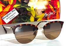 NEW Maui Jim OLILI Tortoise Gold POLARIZED Bronze Lens Sunglass HS330-10