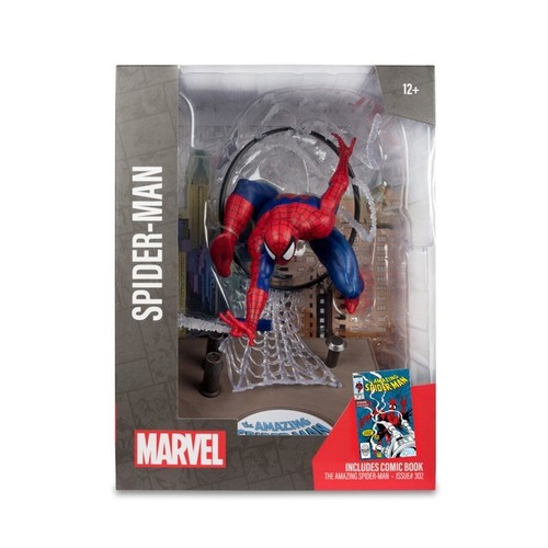 McFarlane The Amazing Spider-Man #301 🕷️ 1:6 Scale Posed Figure w/ Scene Comic - Picture 8 of 10