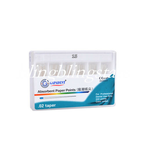 200 Pcs Dental Absorbent Paper Points Endodontic Gutta Percha Sterile #15-#40 - Picture 9 of 44