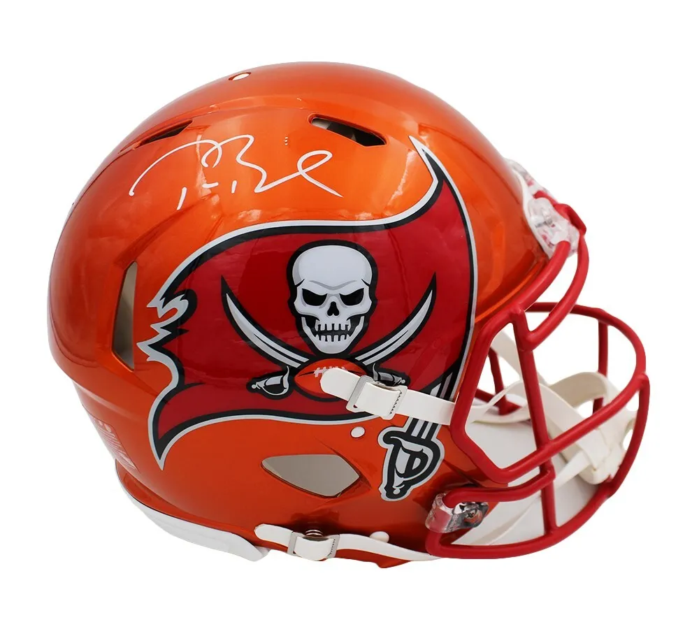 Tom Brady Signed Tampa Bay Buccaneers Speed Authentic Flash NFL