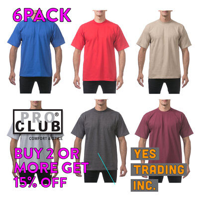 Pro Club Men's Heavyweight Short Sleeve T-Shirt