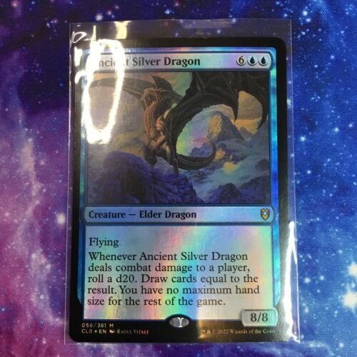 Ancient Silver Dragon - 056/361 - Mythic - Foil (Baldur's Gate)  MTG Magic TCG - Foto 1 di 2