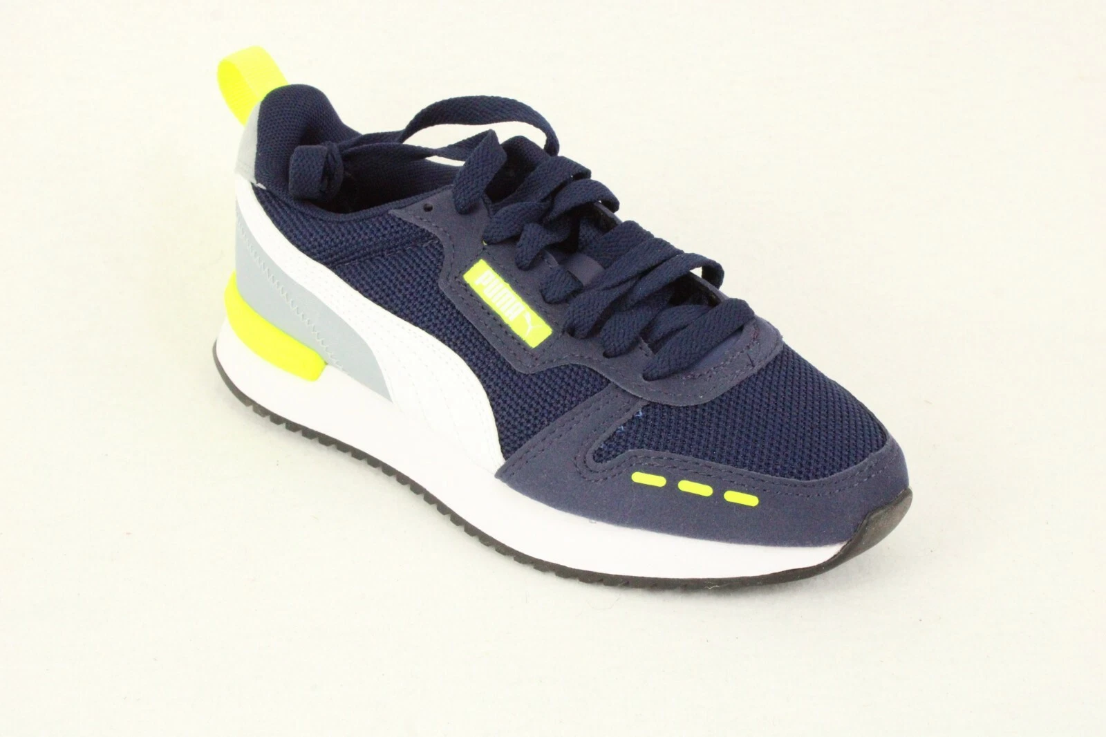 Scarpe sneaker Puma Jr taglia 5C R78 morbida schiuma comfort ottimale stringate colore blu nuove con scatola