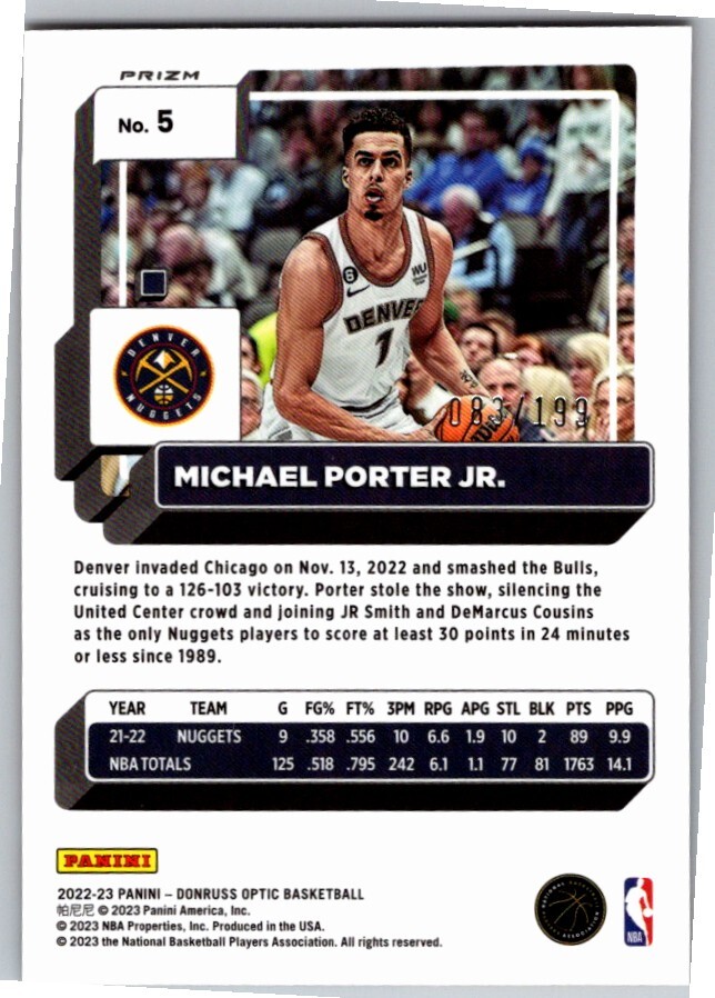 その他 Panini Donruss Optic RC Holo Porter Jr. $_12.JPG?set_id=880000500F