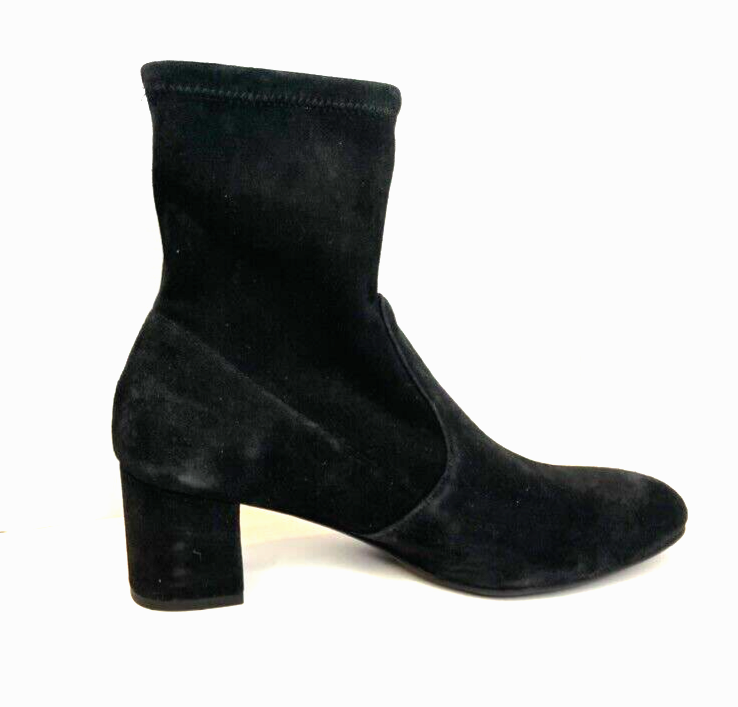 SAOLA Stivaletti calzini in pelle scamosciata Stuart Weitzman Siggy taglia US 8 amputato SOLO SCARPA SINISTRA NUOVA COME NUOVA