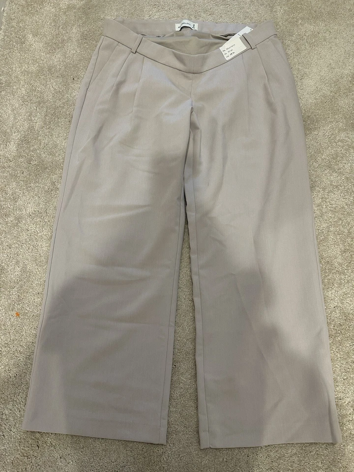 Abercrombie & Fitch Maternity Wide Leg Trouser pants size 28/6 short NWT