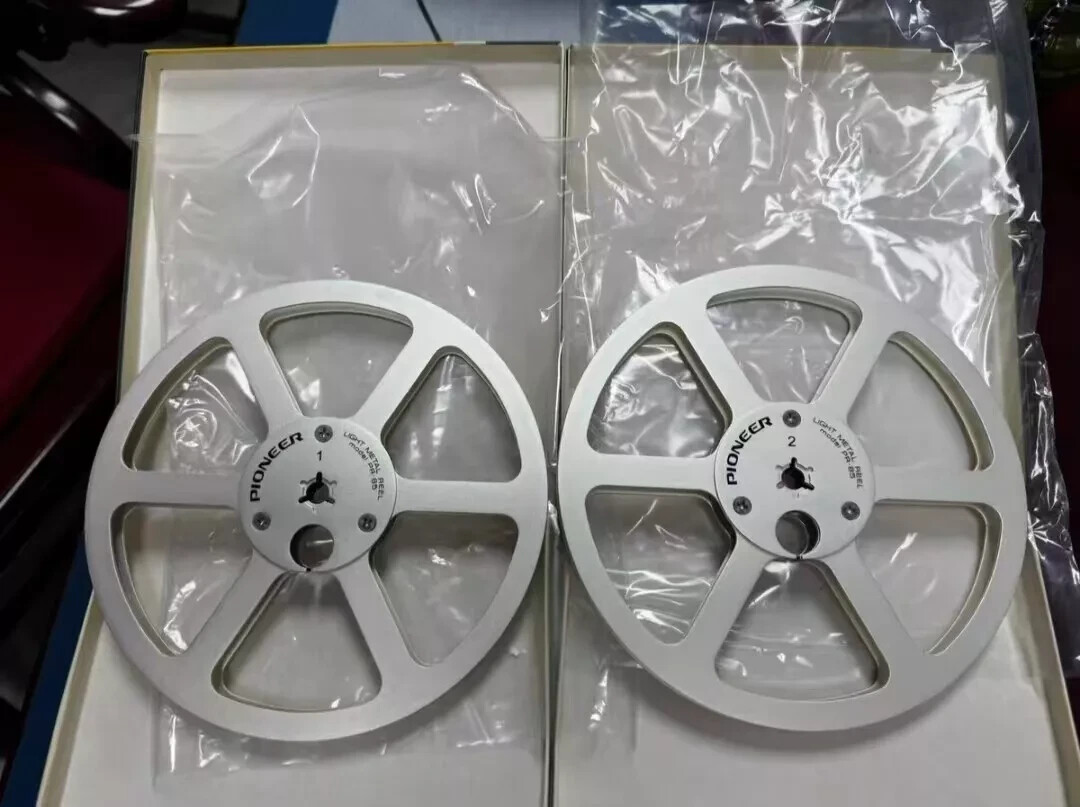 2X 7'' Pioneer Silver PR-85 Aluminum Reel to Reel RT-707 909 Empty