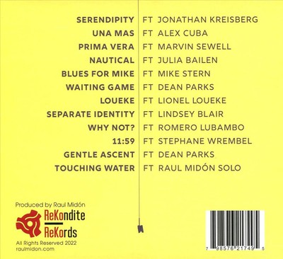RAUL MIDON & FRIENDS ECLECTIC ADVENTURIST NEW CD