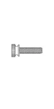 10-32 x 1" Knurled Thumb Screw Nylon Fastener S38112