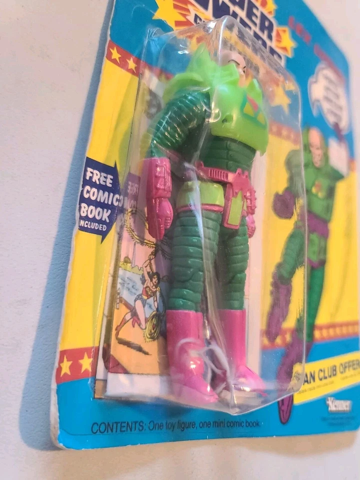 1984 Kenner DC Super Powers Лекс Лютор Экшн-фигурка Новая 99670 MOC (A) Уменьшение - Изображение 2 из 4