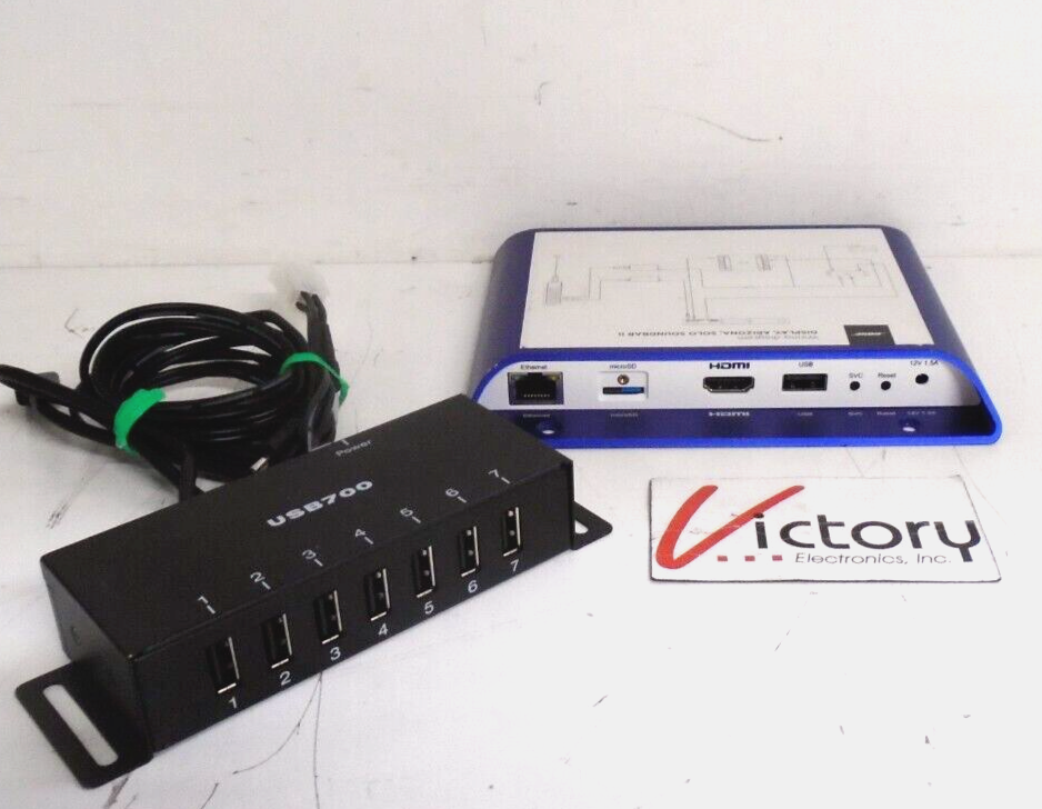 BrightSign HD1024BULK Digital Signage Media Player & 7Port USB Hub