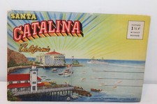 1940's or 50's SANTA CATALINA, CALIFORNIA  SOUVENIR PICTARE CARD BOOK