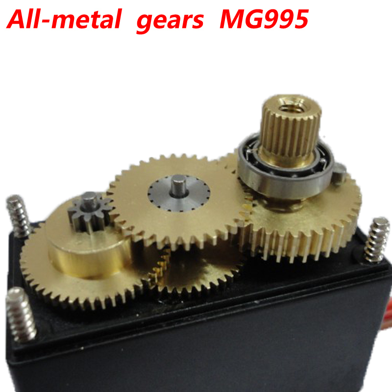 90 Degree High Torque Metal Copper Gears Servo Motor For DIY Robot Good  Quality