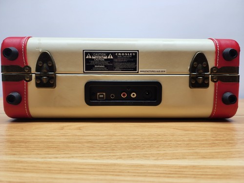 Tocadiscos USB portátil Crosley CR6019A - RE rojo humo - para repuestos - Imagen 4 de 12