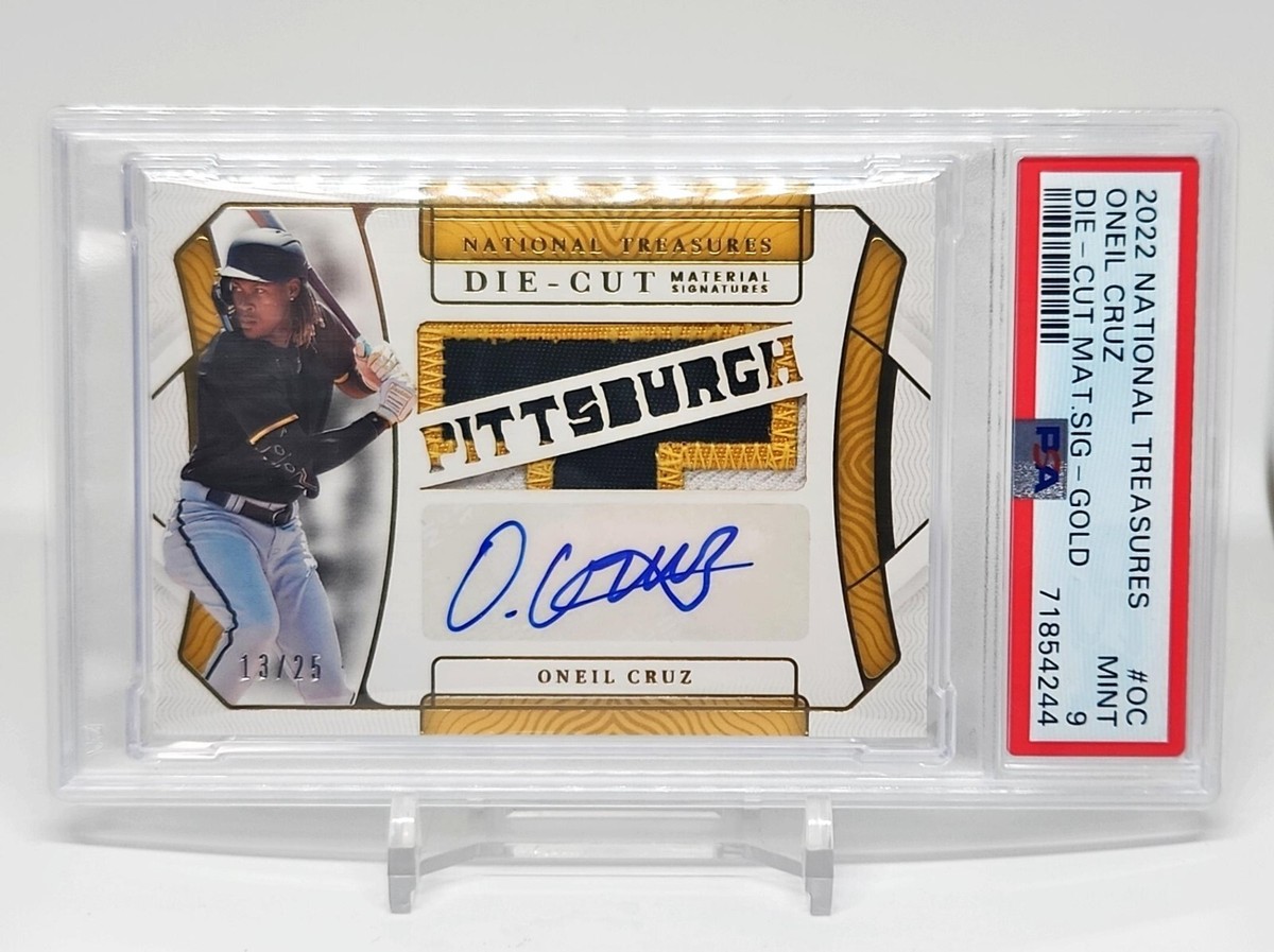O'Neil Cruz オートグラフパッチカード 2023 Oneil Cruz Autographed 2023 Topps Card #285 Auto Grade Gem
