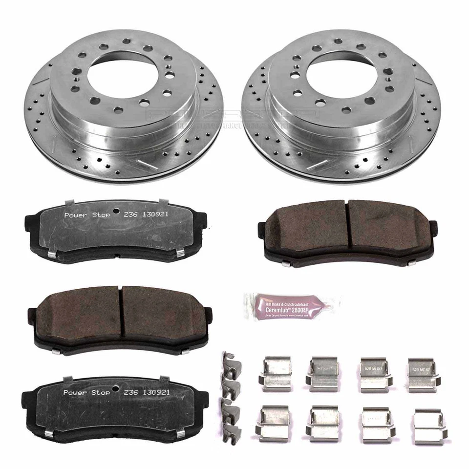 Power Stop 1-Click Extreme Z36 Truck & Tow Brake Kit for 03-09 Toyota 4Runner - Image 2 of 2
