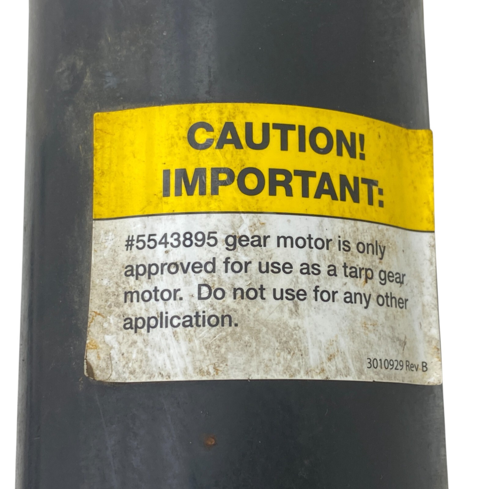 5543895 Genuine Buyers Products Thru-hole Shaft Electric Tarp Motor 900W 90:1 40