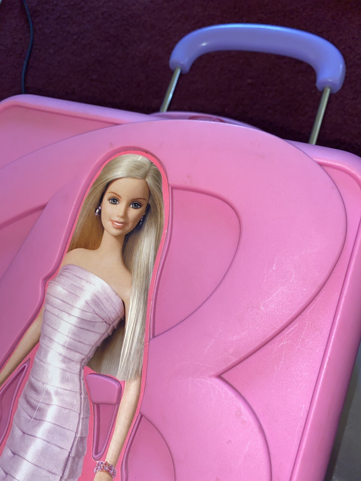 barbie storage suitcase