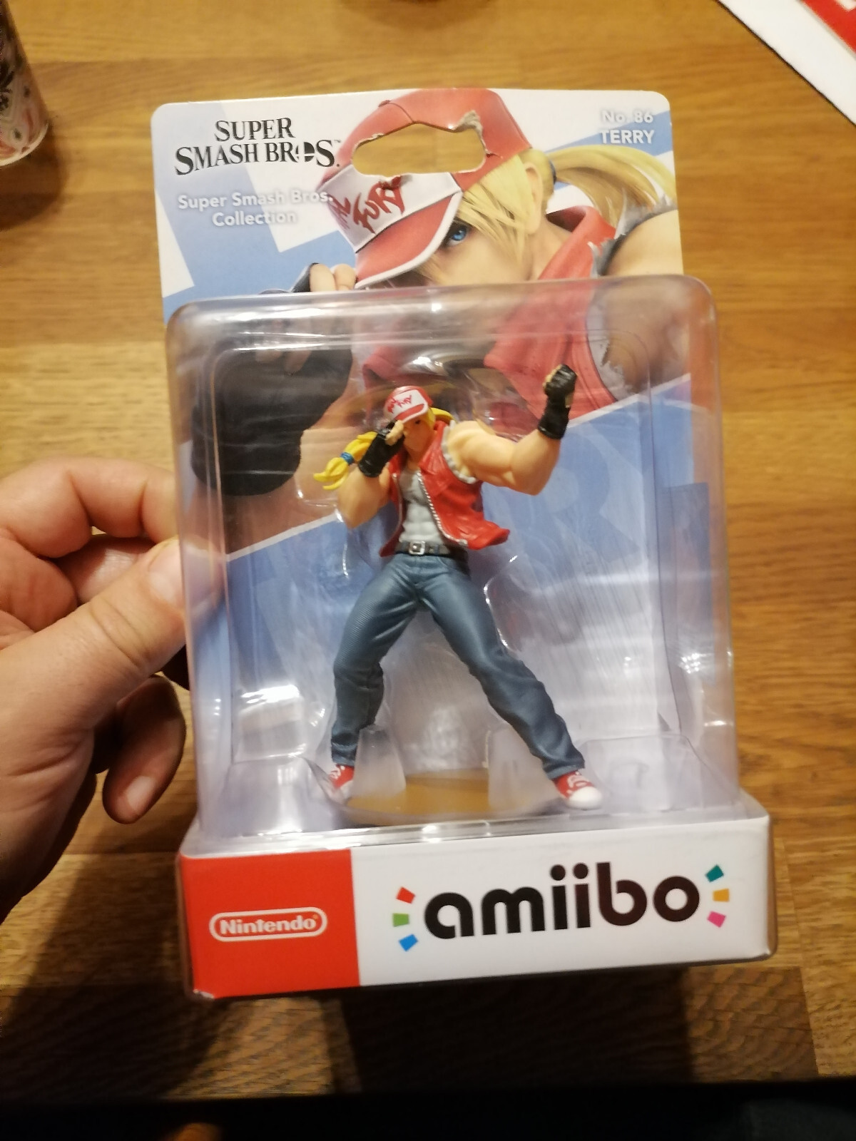 Amiibo Terry No.86 figurine Super Smash Bros NFC pour jeu Nintendo Switch