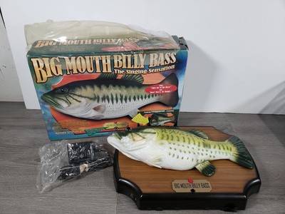Poisson Animé Gemmy Big Mouth Billy Bass 1999 - Vintage, Fonctionne Mais à Lire