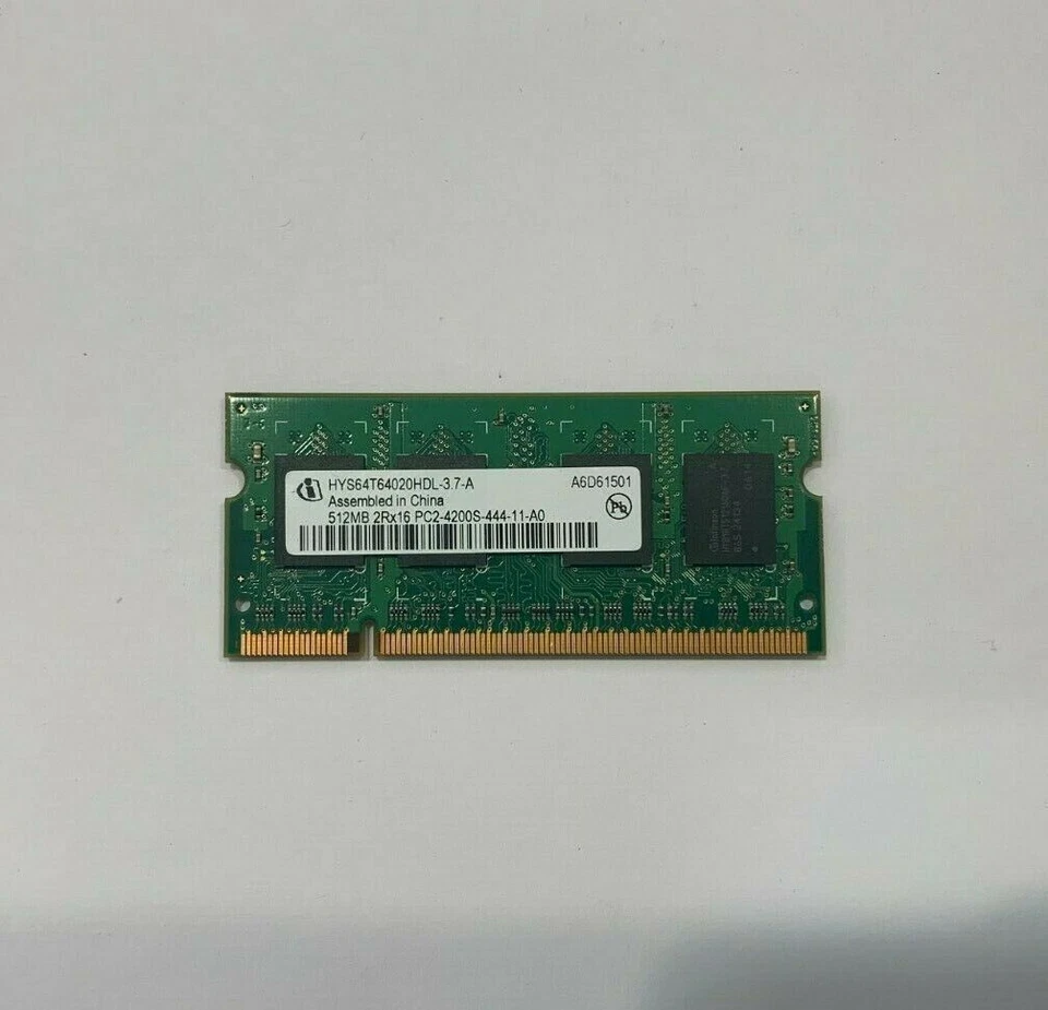 barrette de Mémoire ddr2 pc-portable 512mb pc2-4200 533mhz ram DDR2 512Mb - Photo 2/2