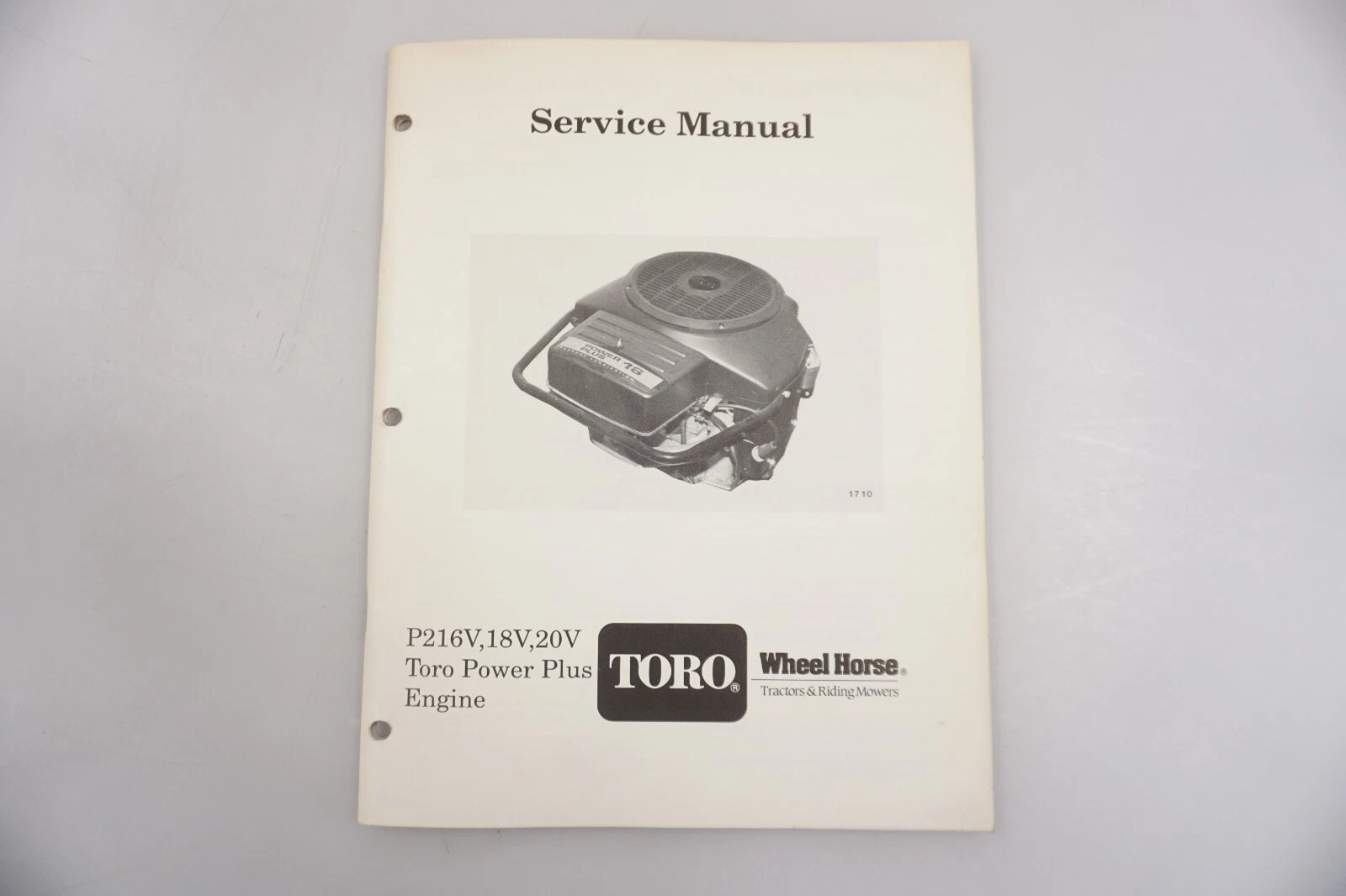 Toro Power Plus Engine P216V 18V 20V Service Shop Manual 810713R1