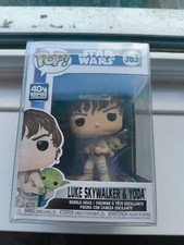 Funko Pop! Figura + Protector Star Wars - Luke Skywalker & Yoda #363